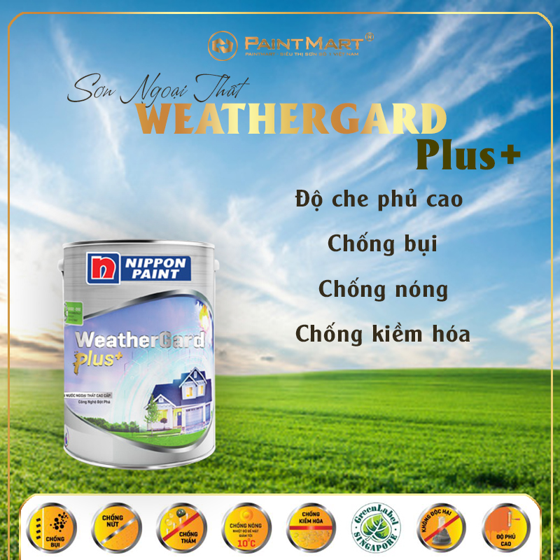 Sơn ngoại thất Nippon Weathergard 